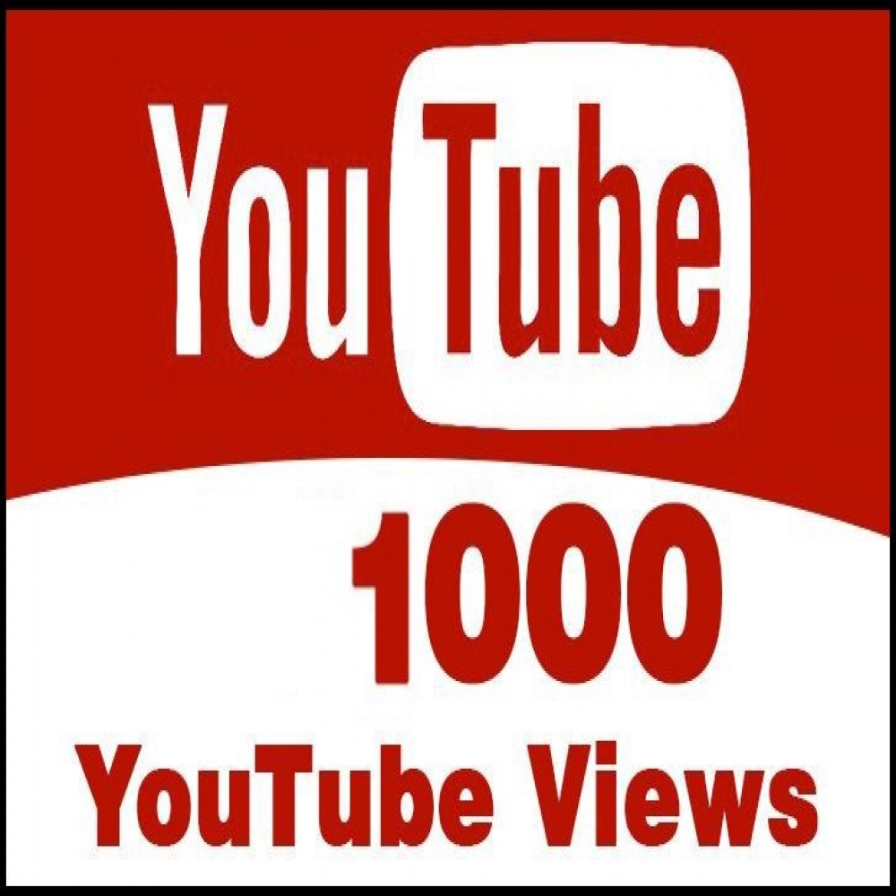 1000 YouTube Views, Non Drop, LIFETIME GUARANTEE.