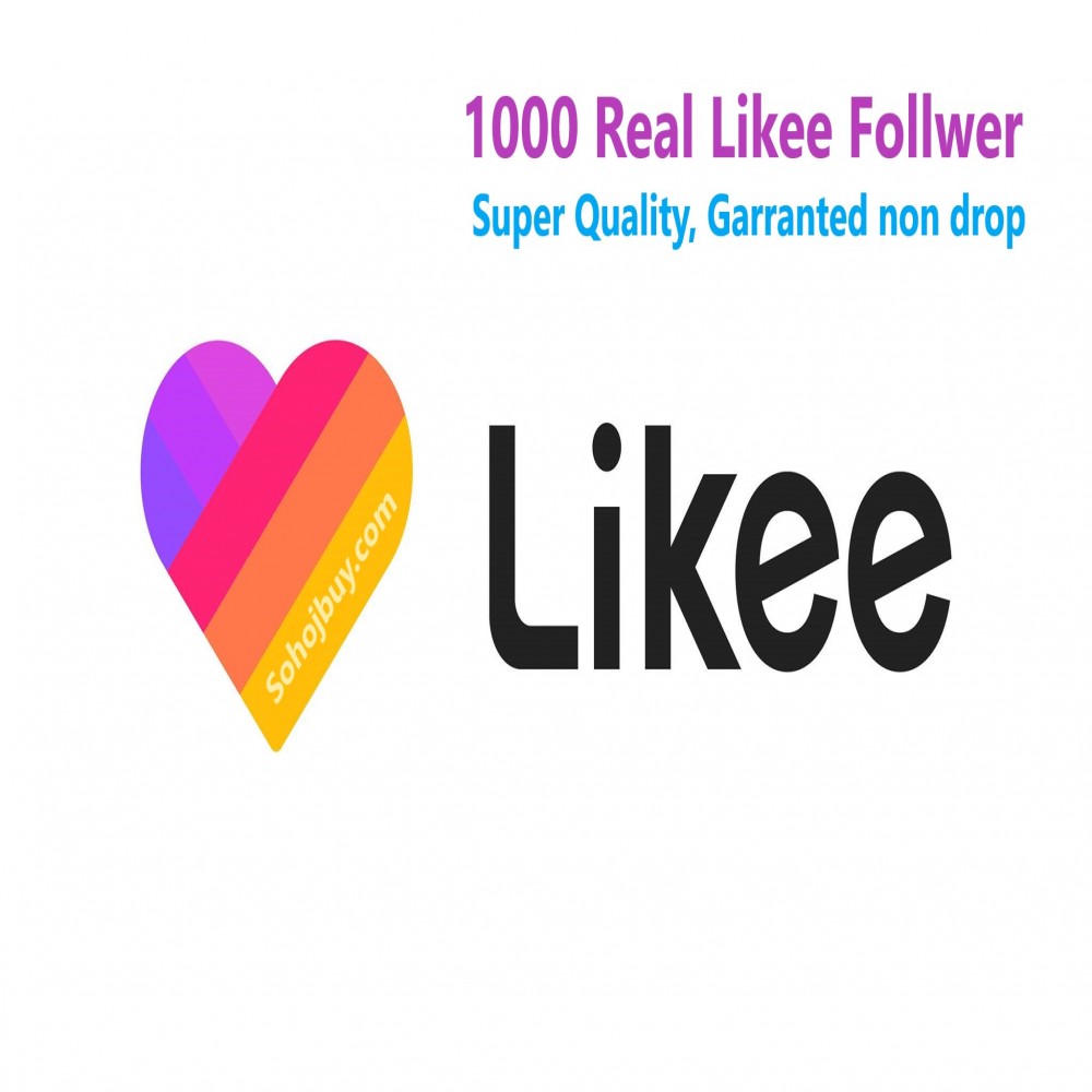 Likee Followers (Non Drop) [Real] Super High Quality ১০০০ লাইকি ফলোয়ার