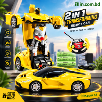 Transform Car Robot, Electronic Remote Control One-Step Automatic Transform Robot Toys