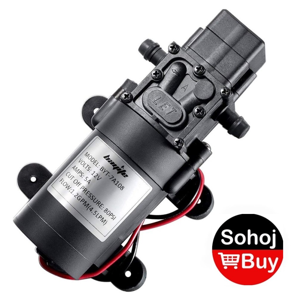 12 Volt High Pressure Full Set Water Pump