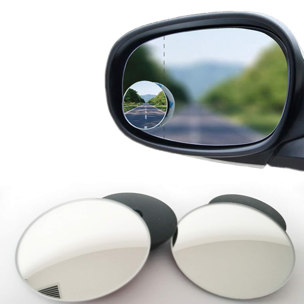 Baseus 2Pcs Car Mirror HD Convex Mirror Blind Spot Auto Rearview Mirror 360 Degree Wide Angle Vehicle Parking Rimless Mirrors