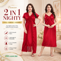 Night Dress For Women 2 part Exclusive, Fashionable, Stylish and Comfortable Night Dress- Red Colour