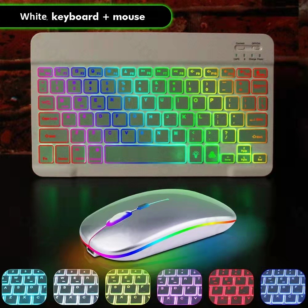 Bluetooth Keyboard Multi-Device Dual Mode Rechargeable Wireless Mouse Bluetooth and mobile mouse.