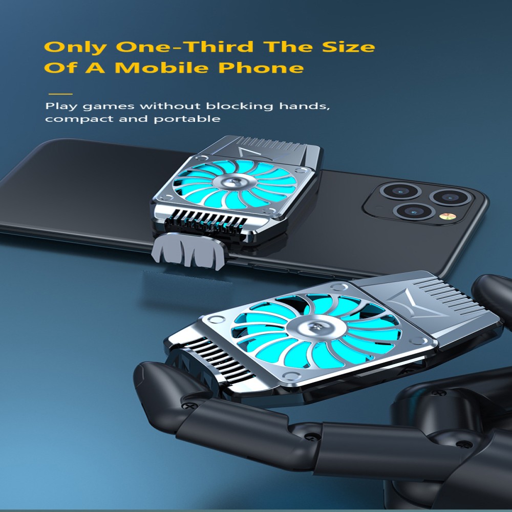 Universal Mini Back Clip Fan Cooler Radiator USB Portable Hurricane Heat Sink Phone Accessories