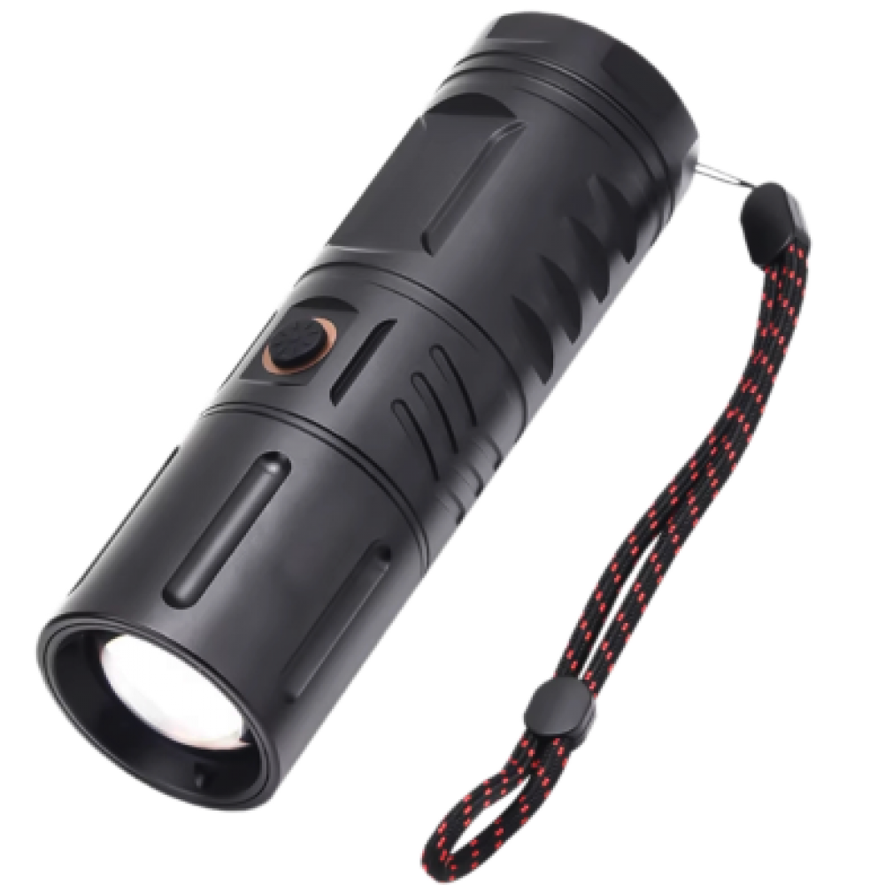 Sunford Telescopic zoomable flashlight with power bank