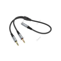 Hoco UPA21 2-in-1 3.5mm Female to 3.5mm 2 Male Audio Adapter Cable