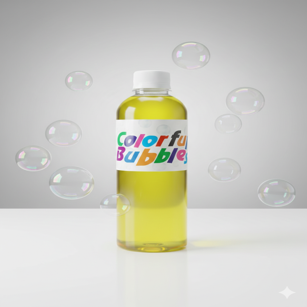 Children's Safe Non-Toxic Bubble Water Bottle