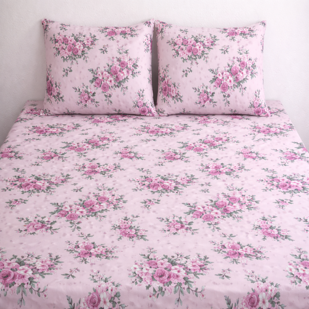 Mint Blossom BedSet