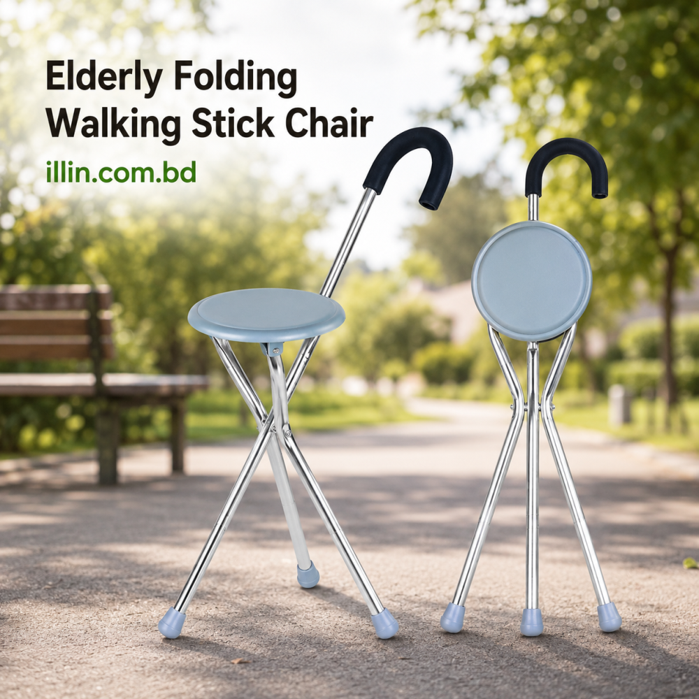 Elderly Folding Walking Stick Chair
