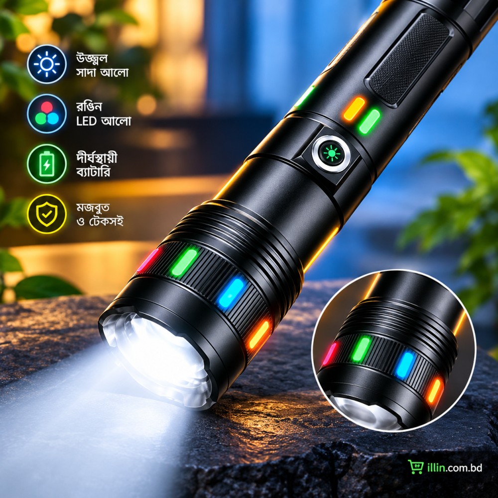 Sunstar SS-105 King of the Light Rechargeable Powerful Torch Light