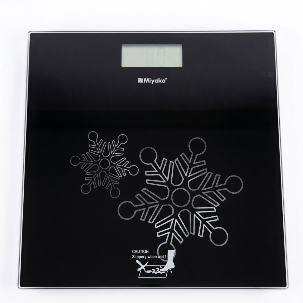 Miyako Electronic Personal Scale with Snowflake Design
