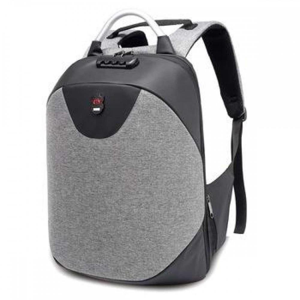 Water Resistant Anti Theft Hidden Zipper Backpack With Lock