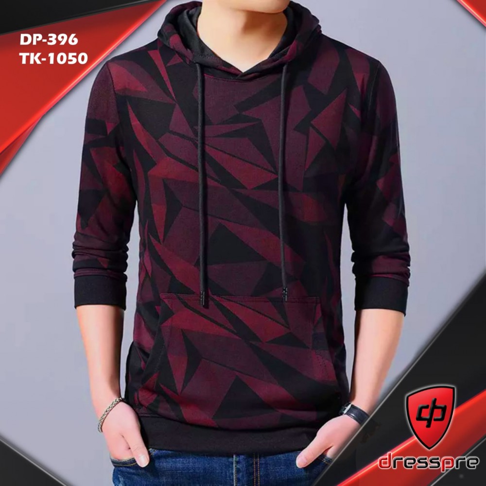 Men's Winter Stylish Hoodies (Maroon)